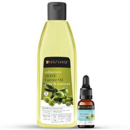 Soulflower Rosemary Lavender Hair Oil For Healthy Hair, Scalp Nourishment, Hair Growth - 100% Pure & Natural Undiluted Cold