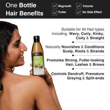 Soulflower Rosemary Lavender Hair Oil For Healthy Hair, Scalp Nourishment, Hair Growth - 100% Pure & Natural Undiluted Cold