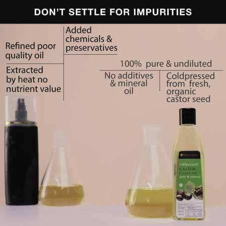 Soulflower Rosemary Lavender Hair Oil For Healthy Hair, Scalp Nourishment, Hair Growth - 100% Pure & Natural Undiluted Cold