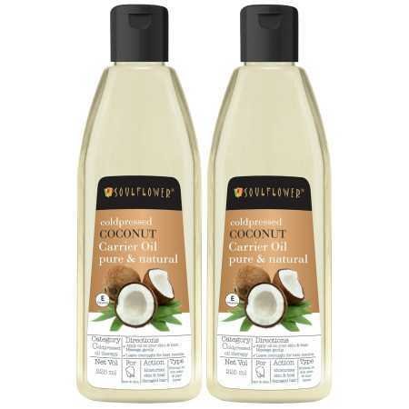 Soulflower Rosemary Lavender Hair Oil For Healthy Hair, Scalp Nourishment, Hair Growth - 100% Pure & Natural Undiluted Cold