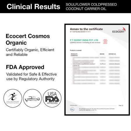 Soulflower Rosemary Lavender Hair Oil For Healthy Hair, Scalp Nourishment, Hair Growth - 100% Pure & Natural Undiluted Cold