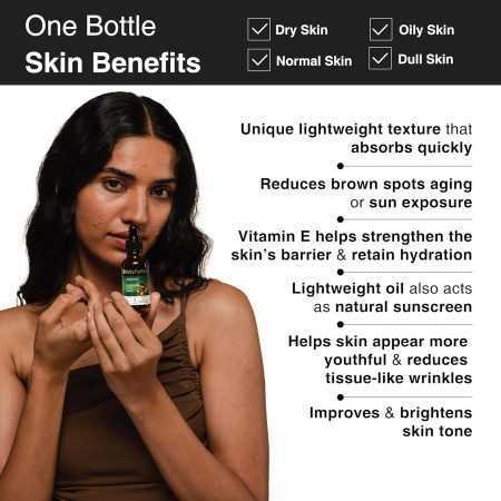 Soulflower Rosemary Lavender Hair Oil For Healthy Hair, Scalp Nourishment, Hair Growth - 100% Pure & Natural Undiluted Cold