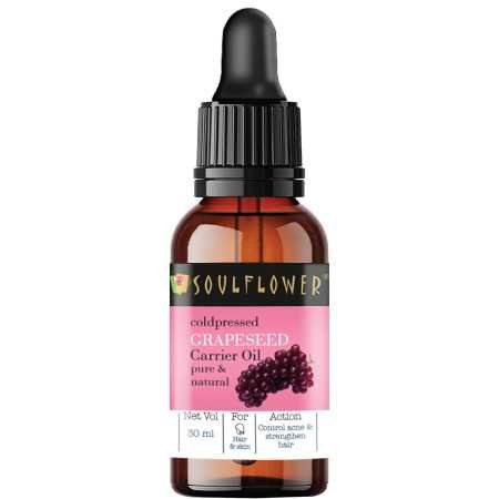 Soulflower Rosemary Lavender Hair Oil For Healthy Hair, Scalp Nourishment, Hair Growth - 100% Pure & Natural Undiluted Cold