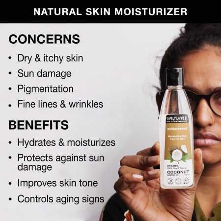 Soulflower Rosemary Lavender Hair Oil For Healthy Hair, Scalp Nourishment, Hair Growth - 100% Pure & Natural Undiluted Cold