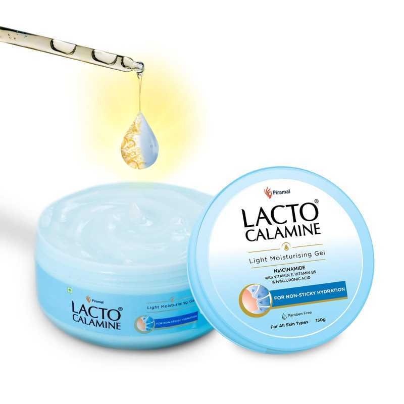Lacto Calamine Super Light Moisturizer for Face | 150g | Moisturiser for Oily Skin with Niacinamide, Hyaluronic Acid | Face