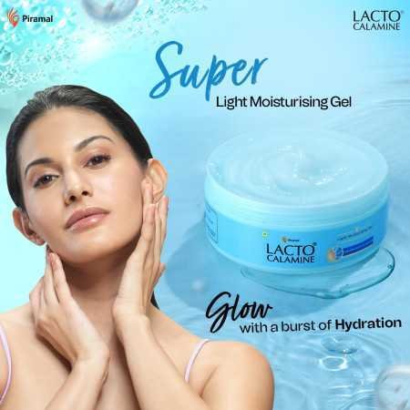 Lacto Calamine Super Light Moisturizer for Face | 150g | Moisturiser for Oily Skin with Niacinamide, Hyaluronic Acid | Face