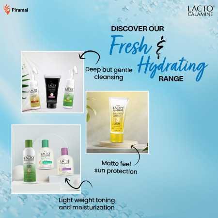 Lacto Calamine Super Light Moisturizer for Face | 150g | Moisturiser for Oily Skin with Niacinamide, Hyaluronic Acid | Face