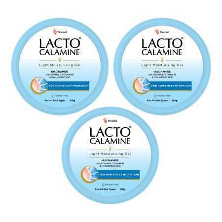 Lacto Calamine Super Light Moisturizer for Face | 150g | Moisturiser for Oily Skin with Niacinamide, Hyaluronic Acid | Face