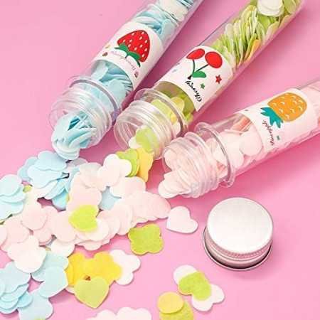 Novelty Tube Shaped Candy Bottles with Paper Soap, Assorted Colours Set Of 2