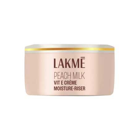 Lakme Peach Milk, Soft Creme Face Moisturizer, 100g, for Soft, Glowing Skin, with Vitamin E & Peach Milk Extract, 24Hr Moisture
