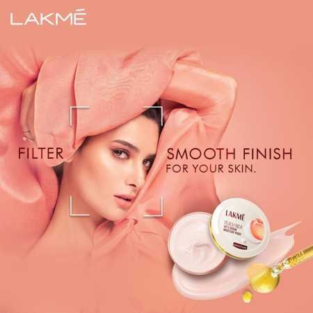 Lakme Peach Milk, Soft Creme Face Moisturizer, 100g, for Soft, Glowing Skin, with Vitamin E & Peach Milk Extract, 24Hr Moisture