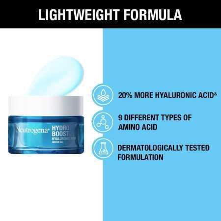 Neutrogena Hydro Boost Hyaluronic Acid Face Moisturizer 15ml | 24 hours long lasting Hydration | Oil free non sticky light water Neutrogena Hydro Boost Hyaluronic Acid Face Moisturizer 15ml | 24 hours long lasting Hydration | Oil free non sticky light water