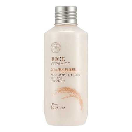 The Face Shop Rice&Ceramide Moisturizing Emulsion With Rice Extracts|Light Weight Emulsion|Locks Moisture For 12 Hours,For Soft