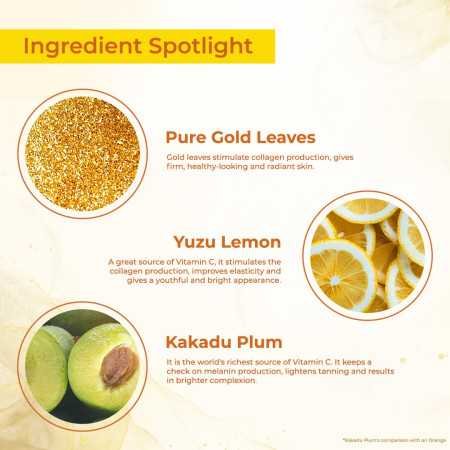 Lotus Herbals WhiteGlow Vitamin C and Gold Radiance Face Serum | Reduces Dark Spots | Enriched with Vitamin C & Gold | | 100x Lotus Herbals WhiteGlow Vitamin C and Gold Radiance Face Serum | Reduces Dark Spots | Enriched with Vitamin C & Gold | | 100x