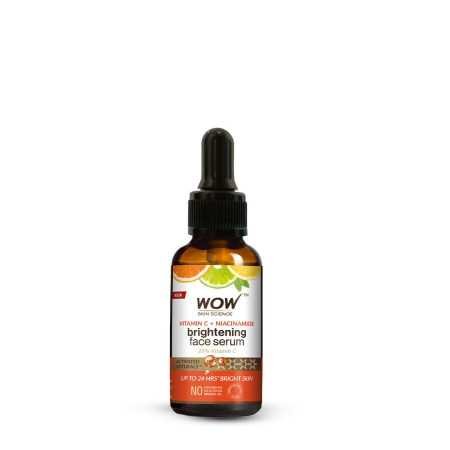 WOW Skin Science Brightening 20% Vitamin C Face Serum | Boost Collagen and Elastin for Anti aging, Skin Repair | For Dark