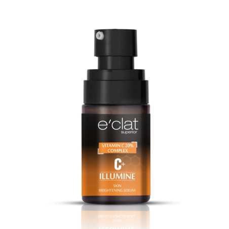 e'clat superior vitamin C 20% Serum with Vitamin E, Hyaluronic acid, Ferulic acid for skin Brightening, Anti aging, Sun