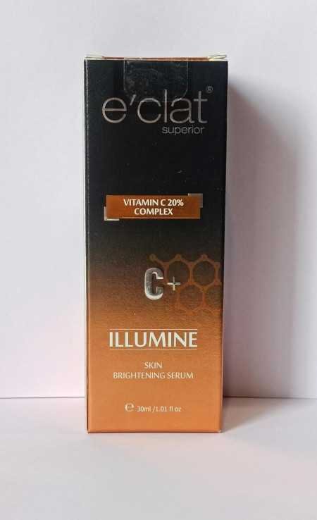 e'clat superior vitamin C 20% Serum with Vitamin E, Hyaluronic acid, Ferulic acid for skin Brightening, Anti aging, Sun e'clat superior vitamin C 20% Serum with Vitamin E, Hyaluronic acid, Ferulic acid for skin Brightening, Anti aging, Sun