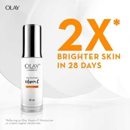Olay Vitamin C Face Serum with Niacinamide l Even Glow & Smooth Texture l Normal, Oily, Dry & Combination Skin l Parabens & Olay Vitamin C Face Serum with Niacinamide l Even Glow & Smooth Texture l Normal, Oily, Dry & Combination Skin l Parabens &