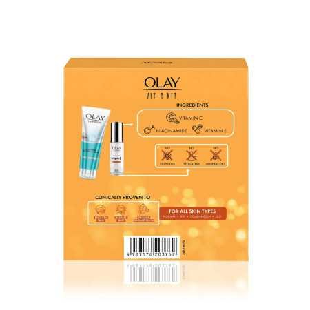 Olay Vitamin C Face Serum with Niacinamide l Even Glow & Smooth Texture l Normal, Oily, Dry & Combination Skin l Parabens & Olay Vitamin C Face Serum with Niacinamide l Even Glow & Smooth Texture l Normal, Oily, Dry & Combination Skin l Parabens &