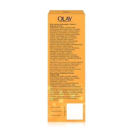Olay Vitamin C Face Serum with Niacinamide l Even Glow & Smooth Texture l Normal, Oily, Dry & Combination Skin l Parabens & Olay Vitamin C Face Serum with Niacinamide l Even Glow & Smooth Texture l Normal, Oily, Dry & Combination Skin l Parabens &