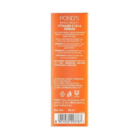 POND'S Bright Beauty 12% Vit C+E+A Serum 28ml POND'S Bright Beauty 12% Vit C+E+A Serum 28ml