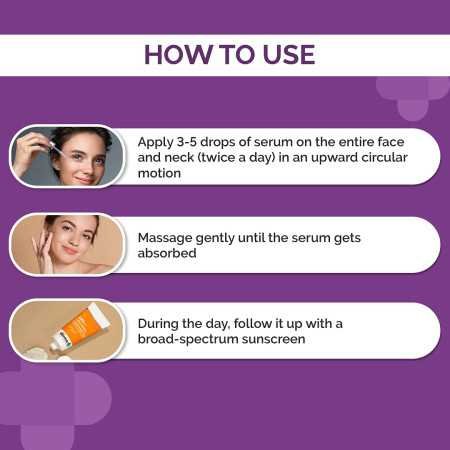 The Derma Co 10% Vitamin C Face Serum with Vitamin C, 5% Niacinamide & Hyaluronic Acid for Skin Radiance - 10ml