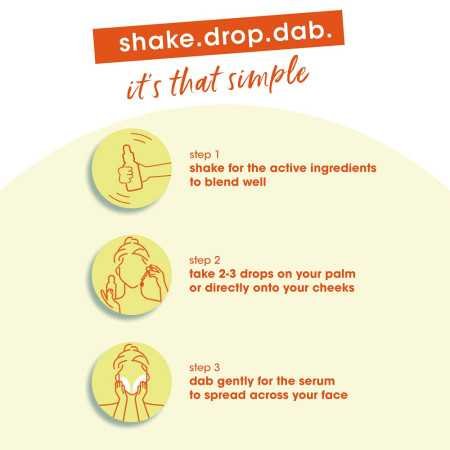 Simple Booster Serum With 10% Vitamin C+E+F 30ml | For Youthful Glowing Skin & Instant Visible Results | For All Skin Types