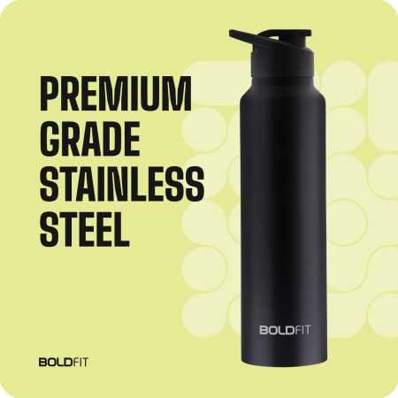 Boldfit Water Bottles Stainless Steel Water Bottle 1 Litre Steel Water Bottles for School, Office, Home, Gym 1 Litre Water Boldfit Water Bottles Stainless Steel Water Bottle 1 Litre Steel Water Bottles for School, Office, Home, Gym 1 Litre Water