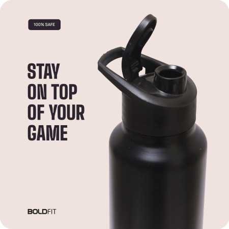 Boldfit Water Bottles Stainless Steel Water Bottle 1 Litre Steel Water Bottles for School, Office, Home, Gym 1 Litre Water Boldfit Water Bottles Stainless Steel Water Bottle 1 Litre Steel Water Bottles for School, Office, Home, Gym 1 Litre Water