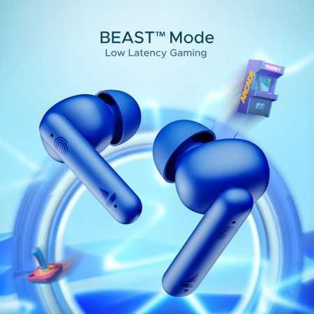 boAt Airdopes 141 Bluetooth Truly Wireless in Ear Ear Buds w/ 42H Playtime,Low Latency Mode for Gaming, ENx Tech, IWP, IPX4