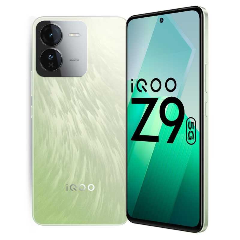 iQOO Z9 5G (Brushed Green, 8GB RAM, 128GB Storage) | Dimensity 7200 5G Processor | Sony IMX882 OIS Camera | 120Hz AMOLED with