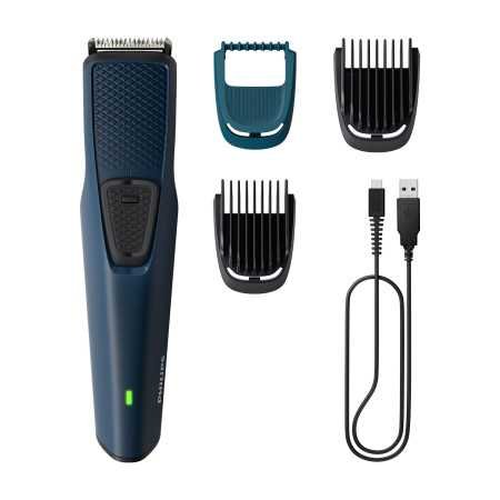Philips Battery Powered SkinProtect Beard Trimmer for Men - Lasts 4x Longer, DuraPower Technology, Cordless Rechargeable with