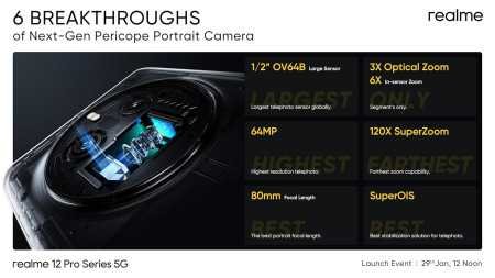 Realme 12 Pro+ 5G Submarine Blue, 12GB RAM, 256GB Storage Realme 12 Pro+ 5G Submarine Blue, 12GB RAM, 256GB Storage