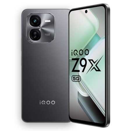 iQOO Z9x 5G (Storm Grey, 6GB RAM, 128GB Storage) | Snapdragon 6 Gen 1 with 560k+ AnTuTu Score | 6000mAh Battery with 7.99mm Slim