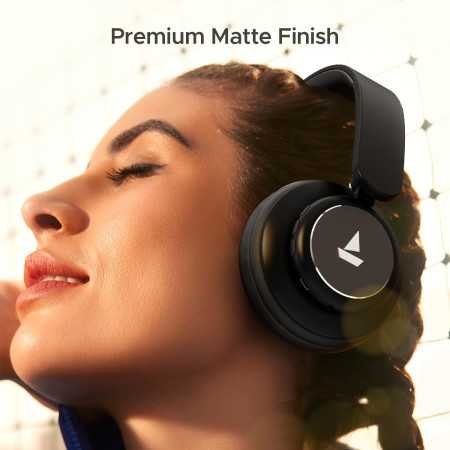boAt Rockerz 450 Bluetooth On Ear Headphones with Mic, Upto 15 Hours Playback, 40MM Drivers, Padded Ear Cushions, Integrated