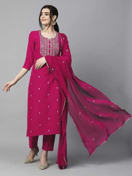 GoSriKi Women's Kurta with Pant & Dupatta GoSriKi Women's Kurta with Pant & Dupatta