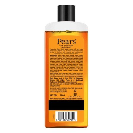 Pears Pure & Gentle Shower Gel SuperSaver XL Pump Bottle With 98% Pure Glycerine, 100% Soap Free and No Parabens, 750 ml Pears Pure & Gentle Shower Gel SuperSaver XL Pump Bottle With 98% Pure Glycerine, 100% Soap Free and No Parabens, 750 ml