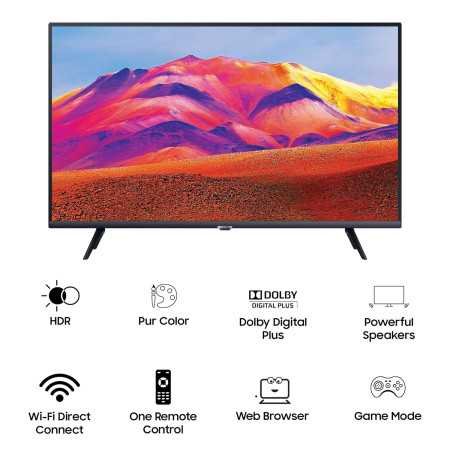 Samsung 80 cm (32 inches) HD Ready Smart LED TV UA32T4380AKXXL (Glossy Black)