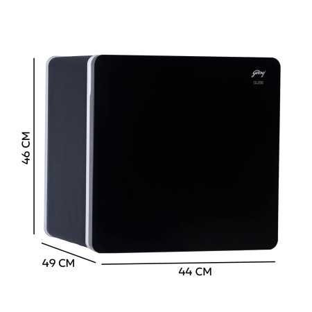 Godrej 30 L Qube Personal Standard Single door Cooling Solution (TEC Qube 30L HS Q103, Black)