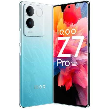 iQOO Z7 Pro 5G (Blue Lagoon, 8GB RAM, 256GB Storage) | 3D Curved AMOLED Display | 4nm MediaTek Dimesity 7200 5G Processor | 64MP