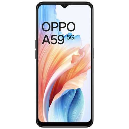 Oppo A59 5G (Starry Black, 6GB RAM, 128GB Storage) | 5000 mAh Battery with 33W SUPERVOOC Charger | 6.56" HD+ 90Hz Display | with