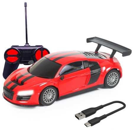 Wembley RC Car Rechargeable Remote Control Car for Kids Mini 1:24 Scale High Speed Racing Car - Black Wembley RC Car Rechargeable Remote Control Car for Kids Mini 1:24 Scale High Speed Racing Car - Black
