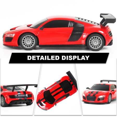 Wembley RC Car Rechargeable Remote Control Car for Kids Mini 1:24 Scale High Speed Racing Car - Black Wembley RC Car Rechargeable Remote Control Car for Kids Mini 1:24 Scale High Speed Racing Car - Black