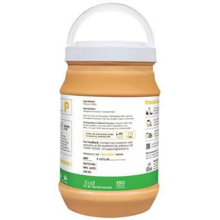 Pintola All Natural Peanut Butter Crunchy 1kg | Unsweetened | 30g Protein | Vegan Peanut Butter, 100% Pure Roasted Peanuts | Non Pintola All Natural Peanut Butter Crunchy 1kg | Unsweetened | 30g Protein | Vegan Peanut Butter, 100% Pure Roasted Peanuts | Non