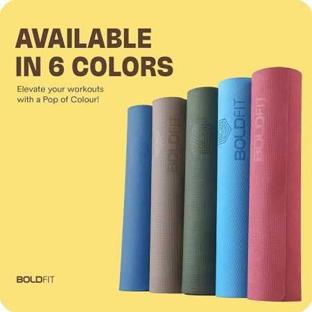 Boldfit Yoga Mats For Women yoga mat for men Exercise mat for home workout yoga mat for women gym mat Anti Slip Yoga mat Workout