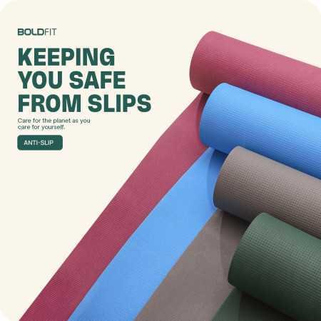 Boldfit Yoga Mats For Women yoga mat for men Exercise mat for home workout yoga mat for women gym mat Anti Slip Yoga mat Workout