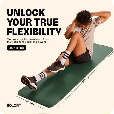 Boldfit Yoga Mats For Women yoga mat for men Exercise mat for home workout yoga mat for women gym mat Anti Slip Yoga mat Workout