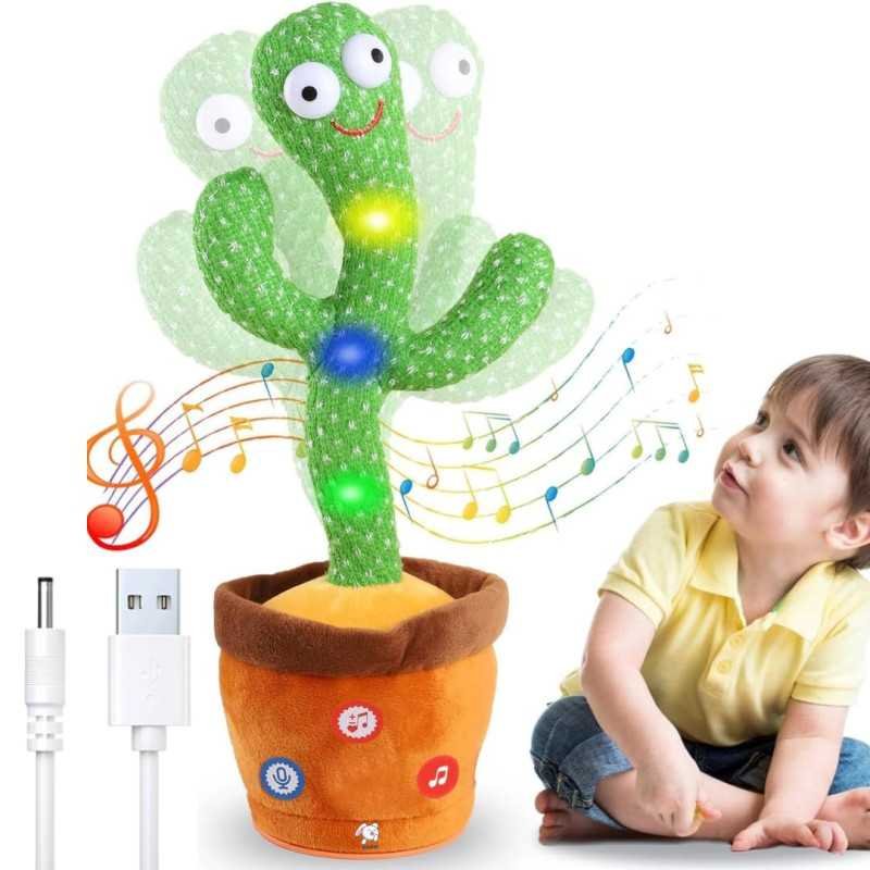 Storio Rechargeable Toys Talking Cactus Baby Toys for Kids Dancing Cactus Toys Can Sing Wriggle & Singing Recording Repeat What Storio Rechargeable Toys Talking Cactus Baby Toys for Kids Dancing Cactus Toys Can Sing Wriggle & Singing Recording Repeat What