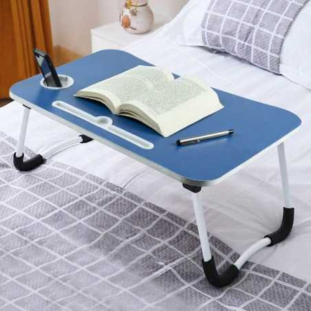 AUNO Homes Table Laptop Study Bed Home Wooden Foldable Students Stand Office Computer Desk Folding Work Tables Laptops Portable