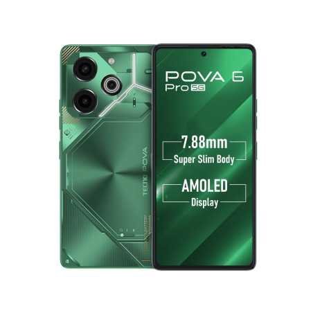 TECNO POVA 6 PRO 5G (Comet Green, 8GB+256GB) | 108MP Camera + 32MP Selfie Camera | 120Hz Dot-in AMOLED Display | Dual Speakers